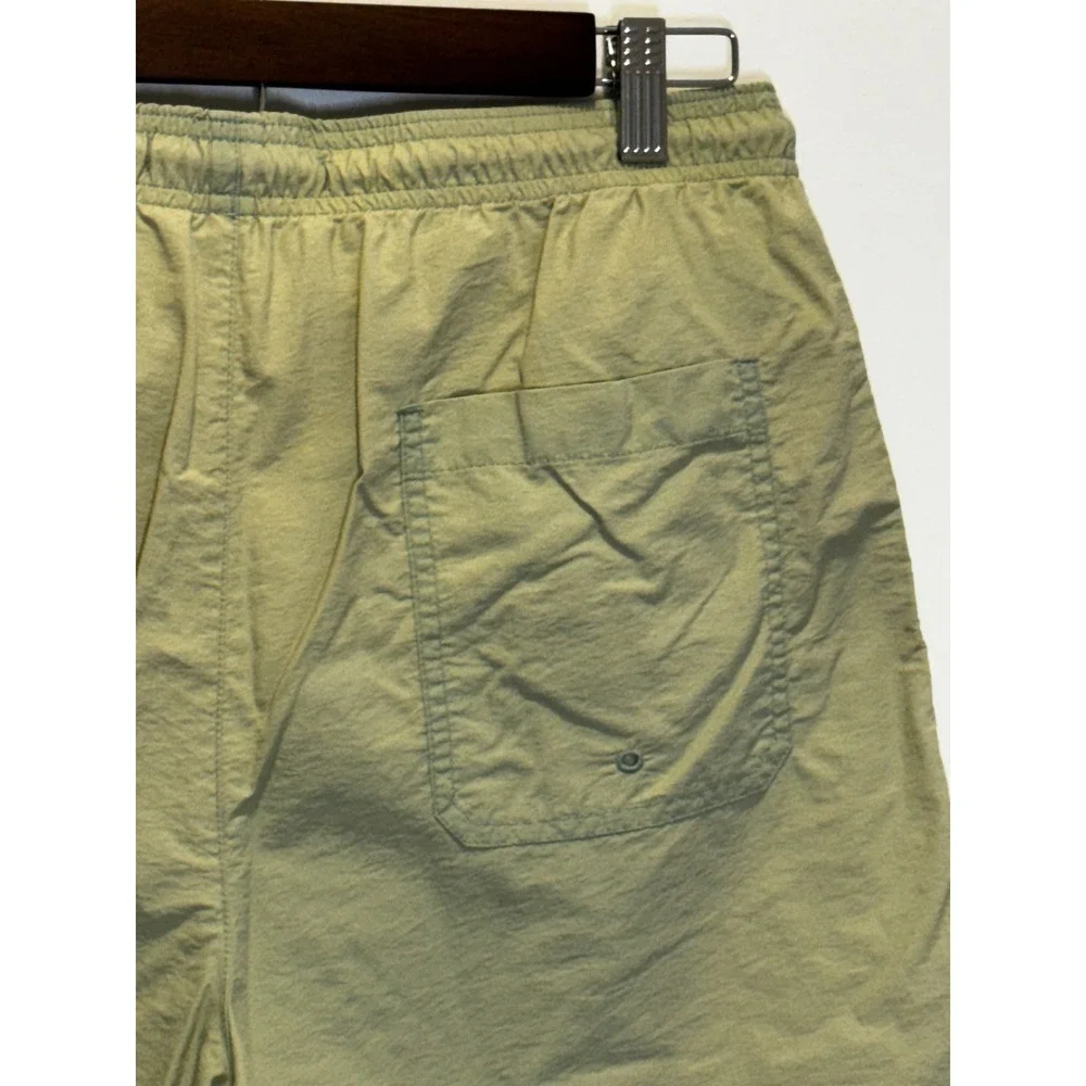 PacSun Los Angeles Mens Swim Trunks Olive Green Nylon Mesh Lined Shorts‎ Size M
